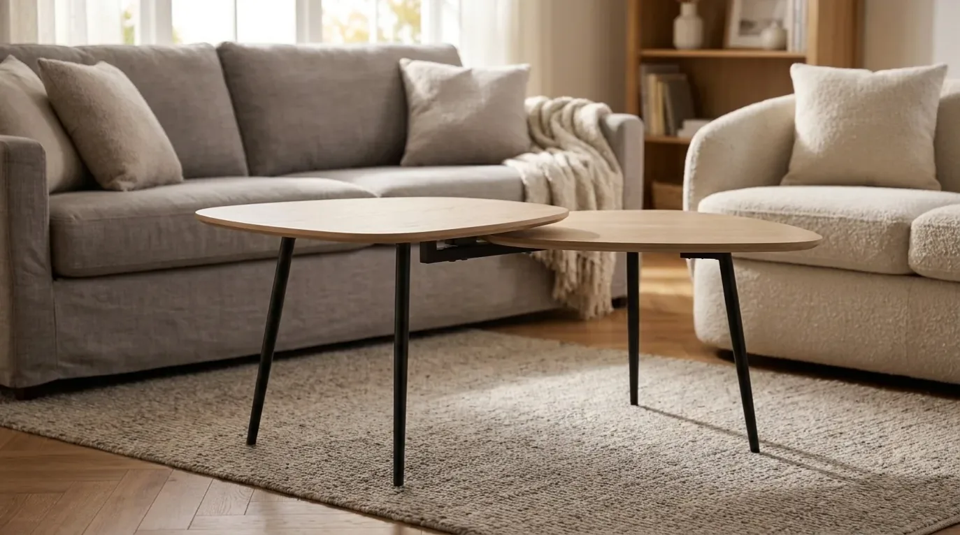 Mesa de Centro Giratória 120 cm